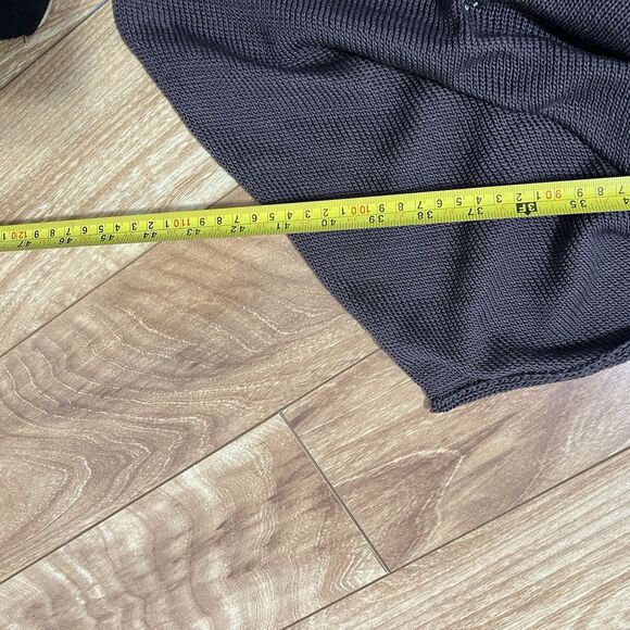 Peruvian Connection Crochet Dress Size M Gray Kniy Beachy Distressed Resortwear - Picture 7 of 7